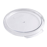 Polypropylene Lid for 1 Qt Food Storage Containers - 5 3/4" Dia x 1/4" H by HUBERT – Plastic, Clear, Model 0106009-PC
