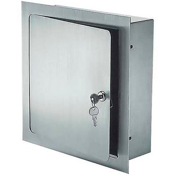 Recessed Valve Box Prime Coated by Acudor – Stainless Steel, Silver