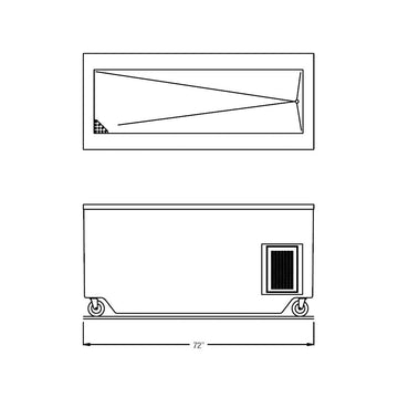 Ranserve Fg Cold Food Table by Randell – Model RANFG IC-5
