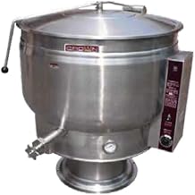 Crown EP-20F Electric Stationary Kettle with 20 Gallon Capacity, Full Jacket & Thermostatic Controls
