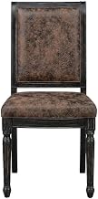 Furnifact Solid Wood Mid-Century Modern Dining Chairs Set of 2, Upholstered Kitchen Chairs for Dining Table