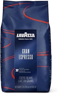 Lavazza Gran Espresso, Whole Bean Coffee, Medium Espresso Roast, 2.2 lb Bag (Pack of 2)