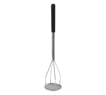 5" x 24 1/2" Black Plastic Potato Masher by Winco – 5" x 24.5", Stainless Steel, Black, Stainless Steel, Model PTMP-24R