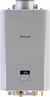 Rinnai REP160iP Smart-Circ Propane Tankless Water Heater | 6.6 GPM, 160k BTU, Built-In Recirculation Pump Helps Reduce Hot Water Wait Times, Indoor, Endless Hot Water, Save Space