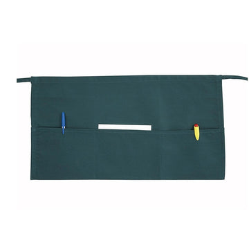 Waist Apron Bl by Winco – One Size, Polycotton, Black, Model WA-1221