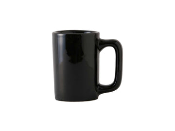 China Texan Mug by Tuxton – 10oz, 10.0 ounces, Vitrified China, Black, Pack of 24
