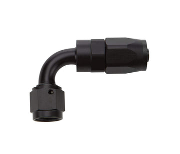 Reusable Hose End Black 90 Deg Elbow by Allstar Performance – 6, Aluminum, Black, Model ALL49352