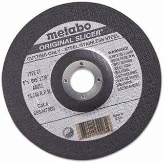 metabo 6" X.045X7/8 Type 27 Slicer Wheel A60TZ GRIT - 1 Each