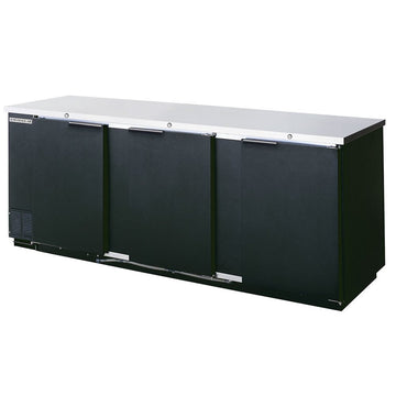 Beverage-Air 72" Black Food-Safe Three Section Pass-Through Underc by Beverage Air – Model BB72YF-1-B-PT