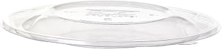 ECO PRODUCTS Compostable 48oz Squat Salad Bowl Lids, Case of 300, Fits 48oz Squat Round To Go Containers, Renewable PLA Material Made from Plants, Cold Foods, Clear, ASTM Compliant, BPI-Certified