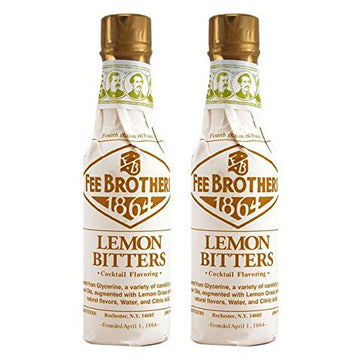 Lemon Cocktail Bitters - 5 oz - 2 Pack by Fee Brothers – 5 Fl Oz (Pack of 2), Pack of 2, Model FEE-Lemon-5oz-2ct-FBA