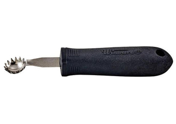Black Stainless Steel Tomato Stem Corer by Winco – Metal, Standard, Model VP-308