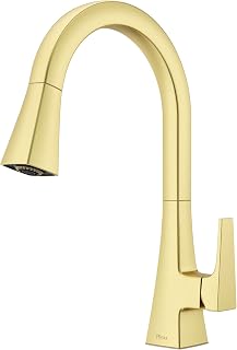 Pfister GT529-PFM Pfirst Modern 1.8 GPM Single Hole Kitchen Faucet - Brushed Gold