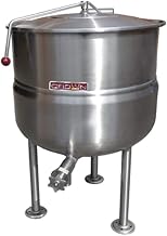 Crown DL-20 Direct Steam Stationary Kettle with 20 Gallon Capacity & 2/3 Jacket