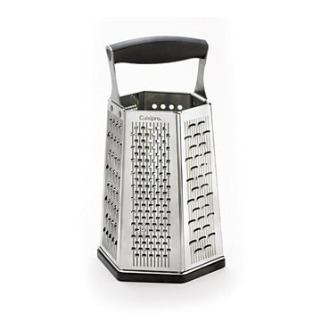 6 Sided Box Grater by Cuisipro – One size, Stainless Steel, Black, Model CSP-746877
