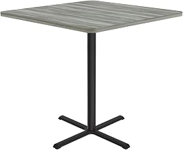 Correll Cafe and Breakroom Table in New England Driftwood BXB42S-52-09-52