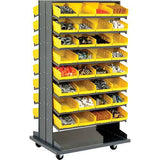 Double-Sided Mobile Rack by Global Industrial – Alloy Steel, Gray, Model 603427YL
