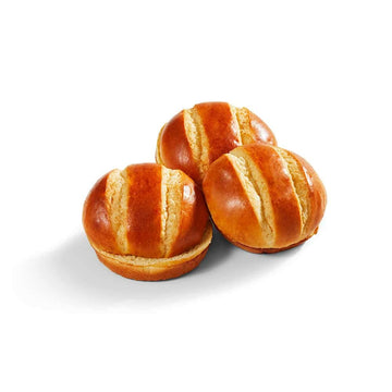 Double Split Challah Bun by Klosterman – 4 inches, Pack of 96