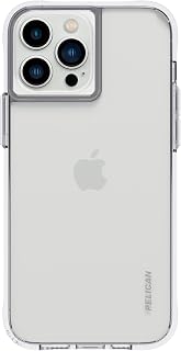 Pelican Adventure iPhone 13 Pro Max Case - 10ft Military Grade Protection, Wireless Charging Compatible, Anti-Yellowing, Heavy-Duty Impact Polymer - 6.7" Clear Bumper