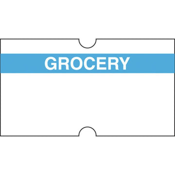 Grocery Labels for HUBERT One Line Pricing Gun - 21mm L x 13mm H – 21mm x 13mm, Paper, White, Pack of 16, Model PLT1RHW/G