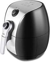 MLL Electric Air Fryer 4.3L 1500W with Rotate Button, Oil-Free Cooking, Non-Stick, with Intelligent Temperature Control & Timer for Healthy Cooking