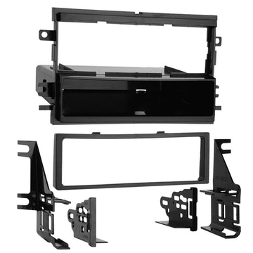 Electronics Single-Din Radio Replacement Installation Dash Kit Fits Select 2004-2019 Ford/Lincoln/Mercury Vehicles by Metra – accessory, ABS plastic, Black, Model 99-5812