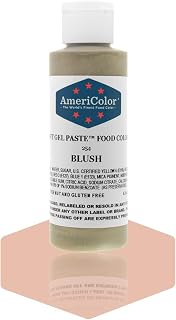 AmeriColor Blush, 4.5 Ounce Bottle, Soft Gel Paste Food Color
