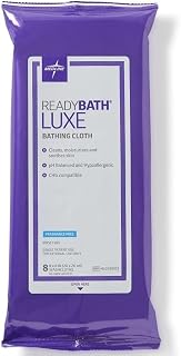 Medline MSC095101H Readybath Luxe Total Body Cleansing Heavyweight Washcloth, 1 Pound
