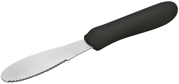 3 5/8" x 1 1/4" Black Blade Plastic Sandwich Spreader by Winco – Standard, Metal, Model TKP-31