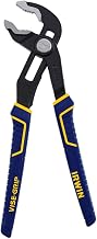 IRWIN Vise-Grip Pliers, V-Jaw, 10-Inch, Press & Slide Button, Anti-Pinch & Slip (2078110)