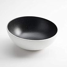 American Metalcraft LFTBB9 Melamine Angled Bowl, White w/Black Speckles, 68-Ounces