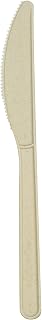 PacknWood Bamboo Fiber Knife | Unwrapped Heat Proof Corn Knife | Eco-Friendly, Disposable and Biodegradable Utensils | Ideal for Catering Formal Events, Parties, Barbecues & Other Occasions - 1000 Pcs