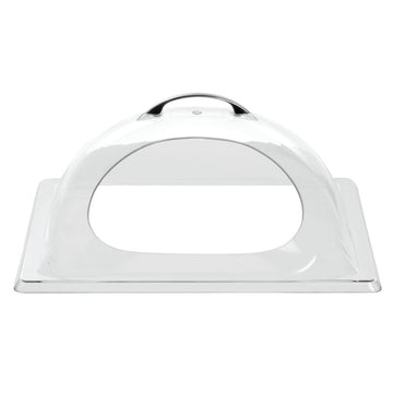 Chafer Cover with Cutout by CAL-MIL – Polycarbonate, Clear, Model 324-10