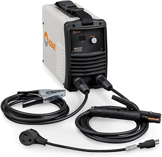 Hobart Stickmate 160 Portable Stick Welder Package 120/240V - Lightweight Welding Machine - DC Stick Welders with Digital Display - Dual Power Arc Welder Machine (500585)