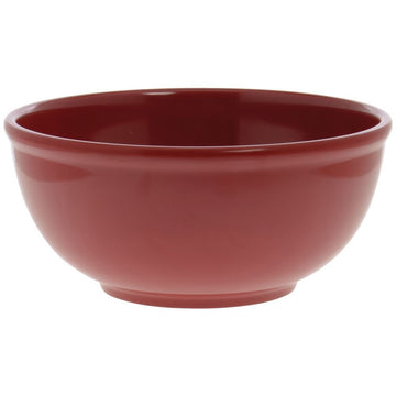Cranberry Serving Bowl Basic Heavyweight Round Cranberry Melamine Plastic - 10 1/2" Dia x 4 1/2" H by HUBERT – Melamine, Cranberry, Model H0013-CRANBERRY