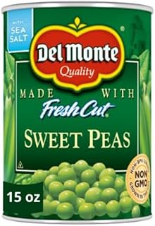 Del Monte Canned Sweet Peas, 15 oz Can