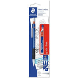 Mars Micro Mechanical Pencil by STAEDTLER – 1 Count (Pack of 1), Metal Polyvinyl Chloride, Light Blue, Model 7755ABK25D