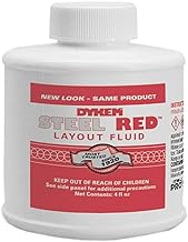 Layout Fluid, Steel Red(TM), 4 oz by Dykem (1)