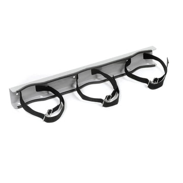 3 Cylinder Wall Mount Bracket by Global Industrial – 3-1/2" to 12-1/2", Alloy Steel, Gray, Model G-300