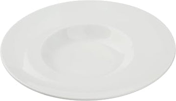Yanco CA-710 Cambria X Mediterranean Pasta Bowl Oz, 10 3/4"" X 7"" X 2 1/4"" MEDITERRANEAN PASTA BOWL 14 OZ, Bright White, China, Pack of 12