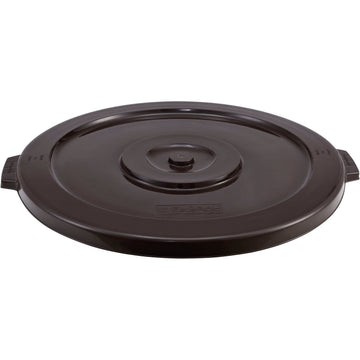 Plastic Trash Can Lid by Global Industrial – 44 Gallon, Plastic, Brown, Model XDW-007-1-BN