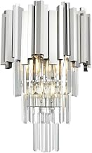 Elegant Lighting Willow 12" Wall Sconce in Chrome