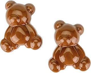 Martellato MA6104 Clear Polycarbonate Chocolate Mold with 20 Mallow-Bear Cavities 64.5mm x 80mm x 22.5mm