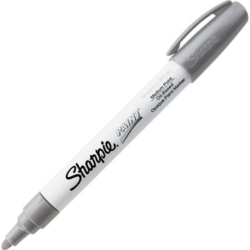 ® Permanent Paint Marker by Sharpie – 1 Count (Pack of 1), Oil, Silver, Model 35560