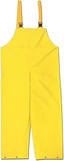 MCR Safety 800BFX4 Concord Neoprene/Nylon Flame Resistant Bibbed Pant with Full Elastic Suspenders, Yellow, 4X-Large