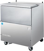 Beverage Air SM34N-S Single Access Eight Crate Capacity Milk Cooler in Stainless Steel