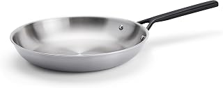 ZWILLING Milano Stainless Steel, 12-inch, Stainless Steel, Frying Pan, Italian-designed Cookware, Modern, One-pot Meals or Batch Cooking, Compatible with all Stovetops