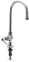 T&S Brass B-0305 Deck Mount Single Pantry Faucet with Rigid Gooseneck and Stream Regulator