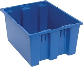Quantum Storage snt190 Nest Totes Heavy Duty Part Organizer Bins - 19-1/2" x 15-1/2" x 10" - 6 Pack