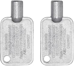Summit Appliance Refrigerator Replacement Key, Set of Two - Units Beginning in ACR14, ACR17, CT66, FF7, FF6, and VT65ML